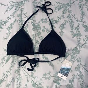 Eidon Black Bikini Top- NWT